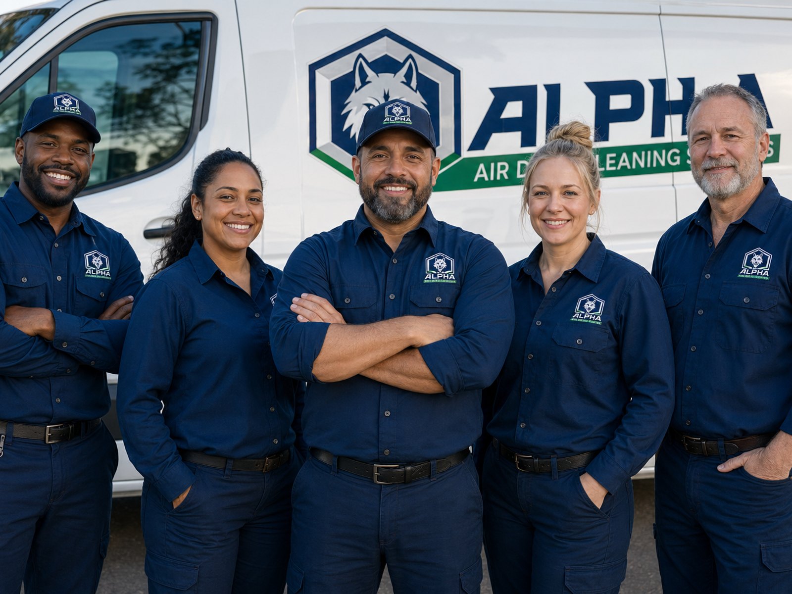 ALPHA Air Duct Cleaning Services team
